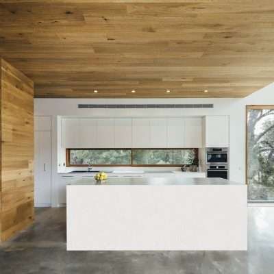 Glacier-White quartz worktops