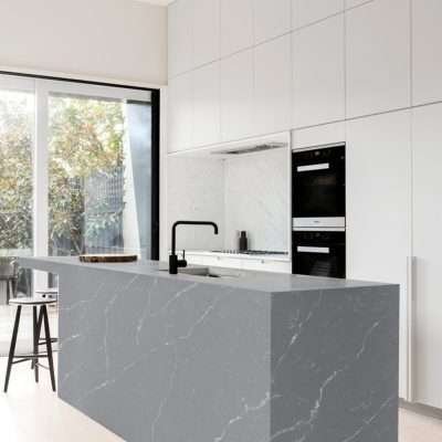 Athena Grey quartz kitchen