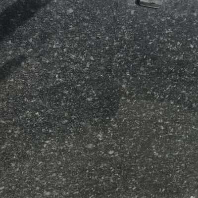 Steel grey granite slab closeup