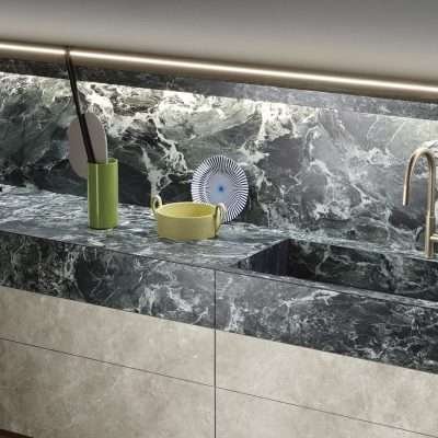 Verde Alpi – Marble-Kitchen